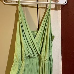 SHEIN MOTIF sage green maxi dress